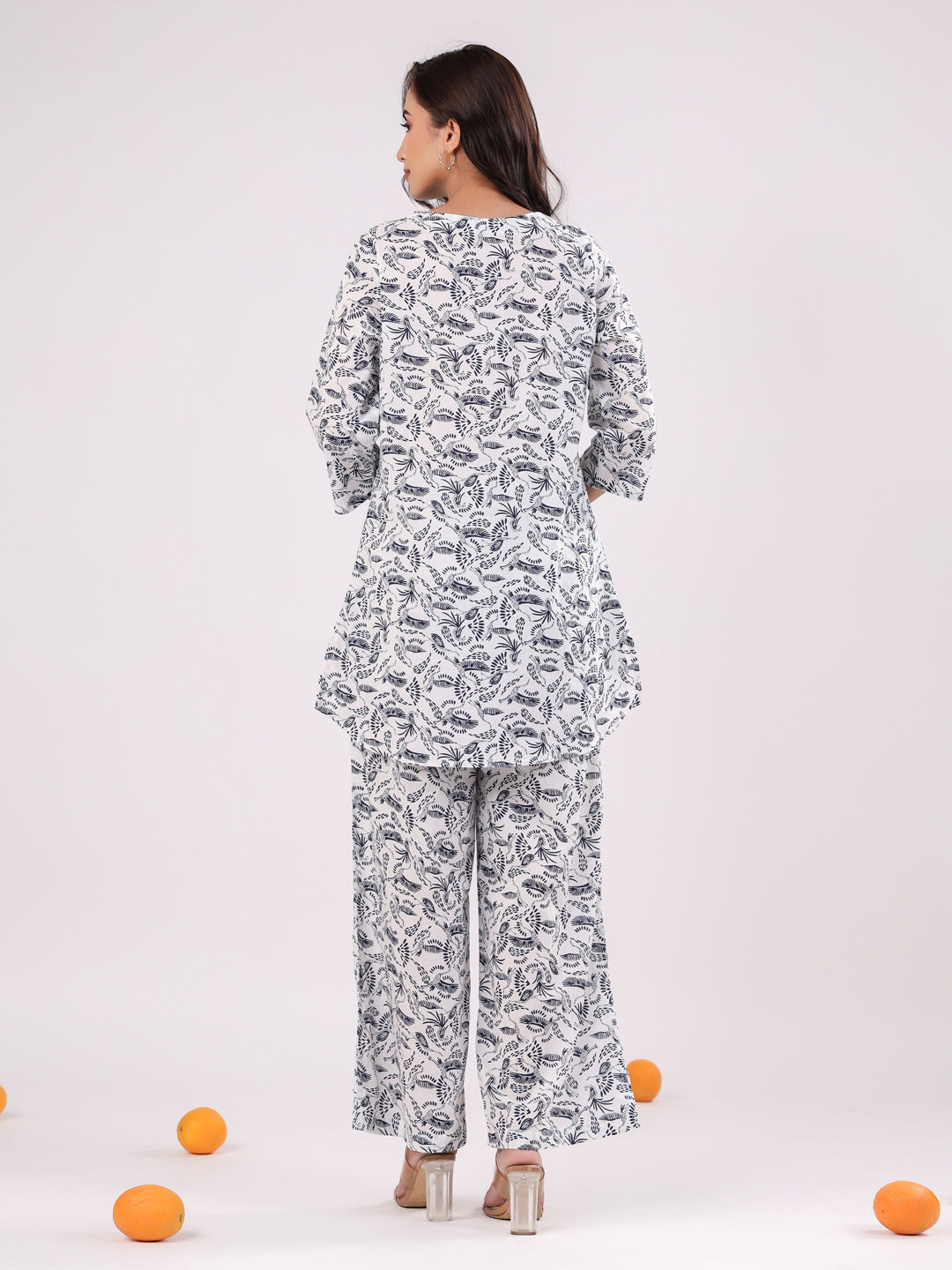 Cotton Printed Night Suit Set for Women