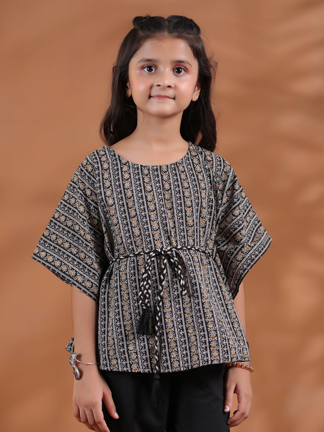 Cotton Black Top and Trouser for Kids - SanskrutiHomes 