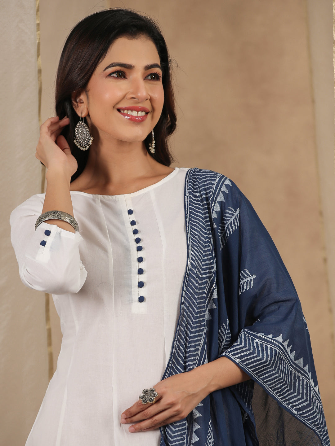 Women Pure Cotton 2 Pcs Kurta Set