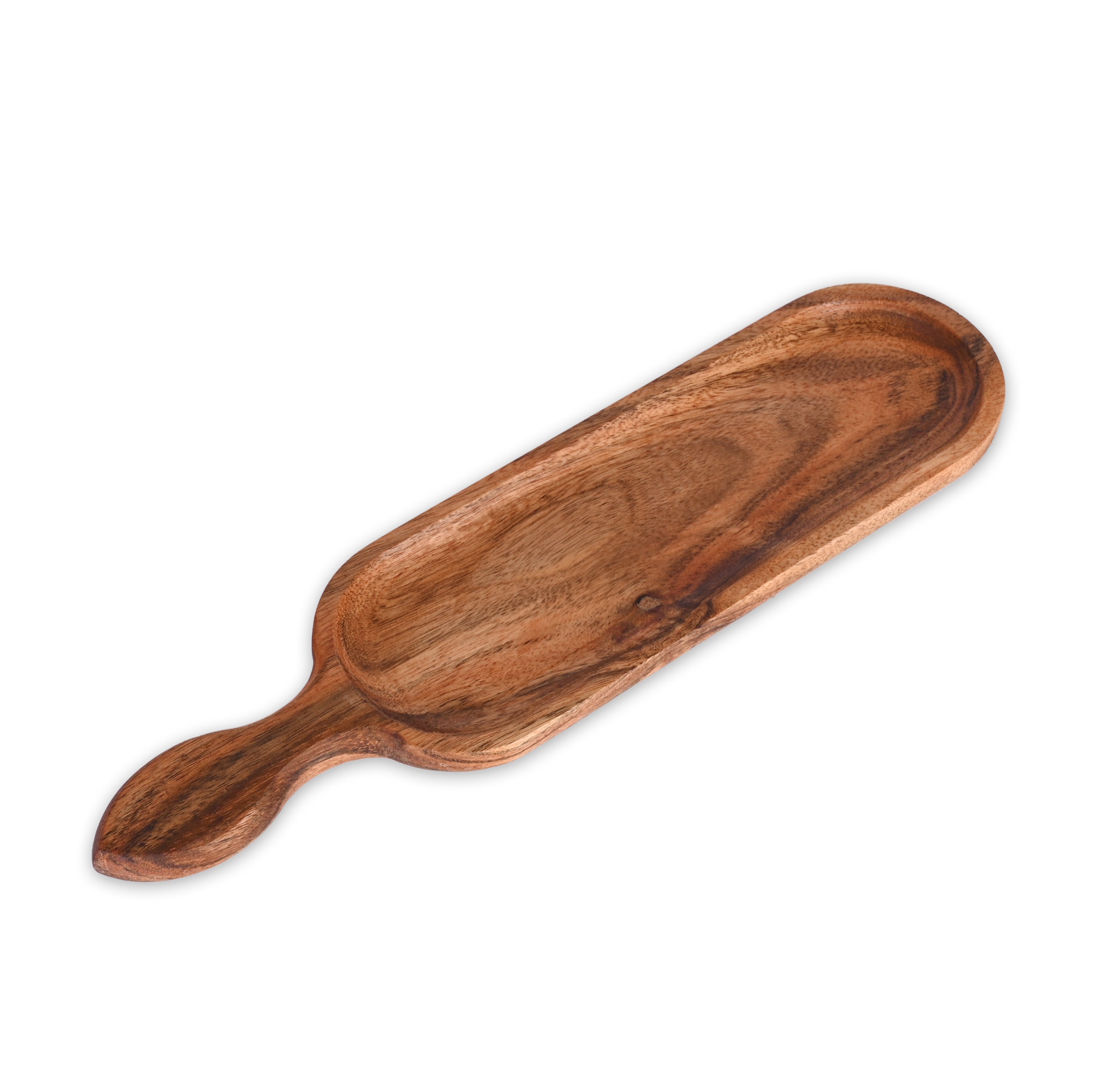 Acacia Wood Paddle Serving Tray