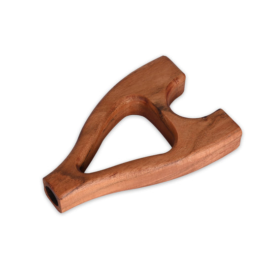 Natural Acacia Wood A Shaped Flower Holder