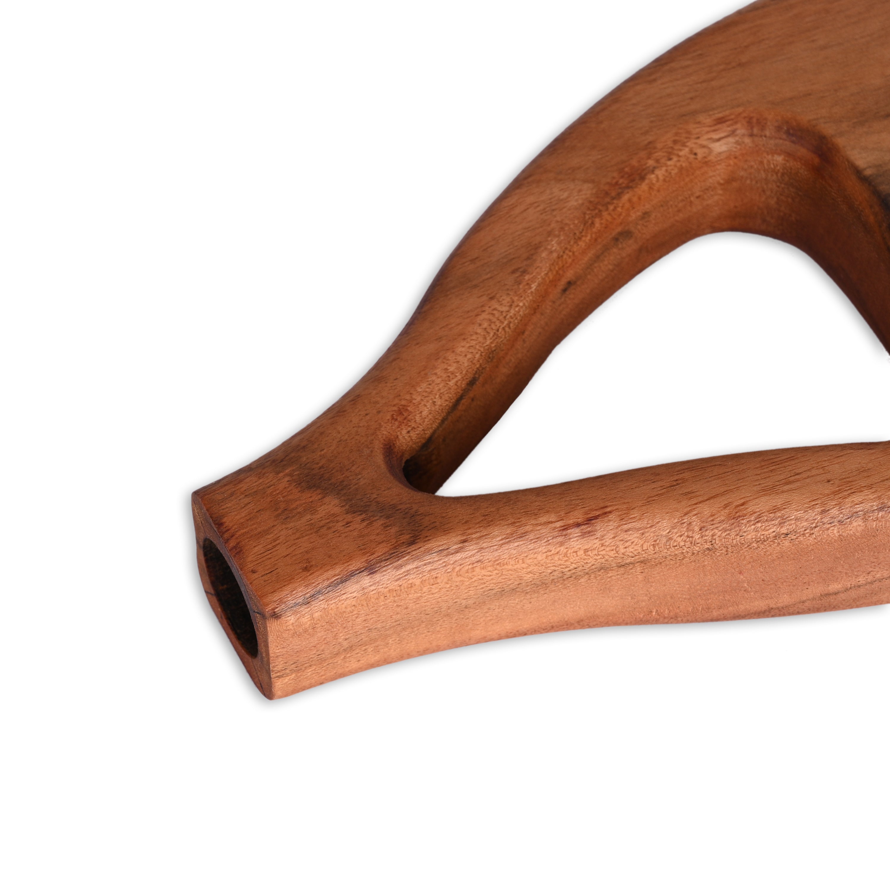 Natural Acacia Wood A Shaped Flower Holder