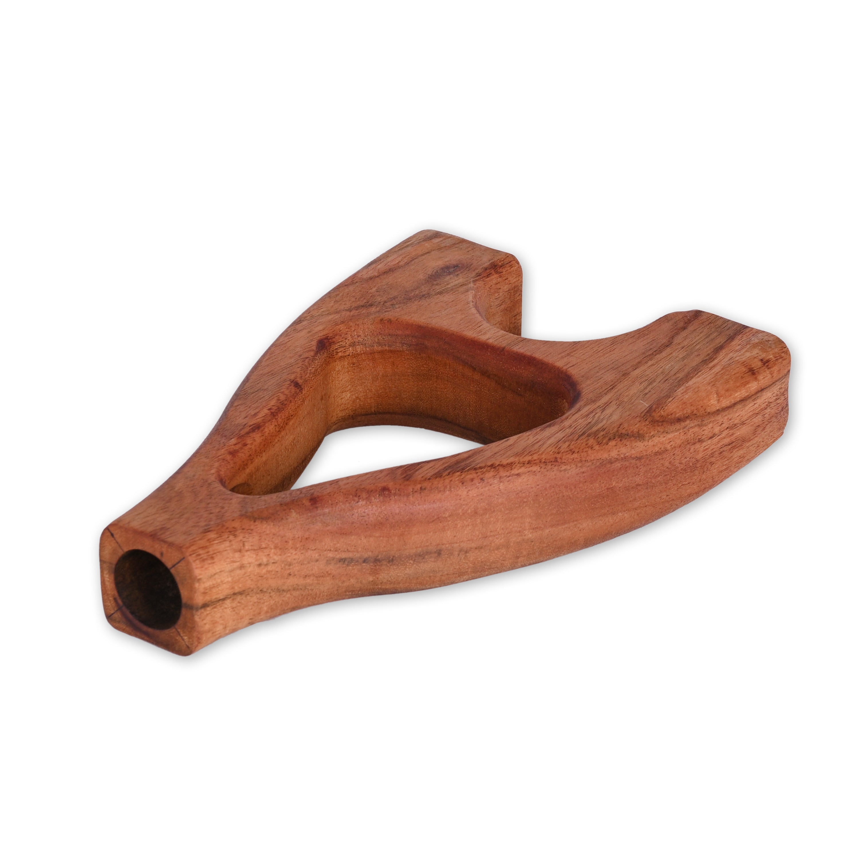 Natural Acacia Wood A Shaped Flower Holder