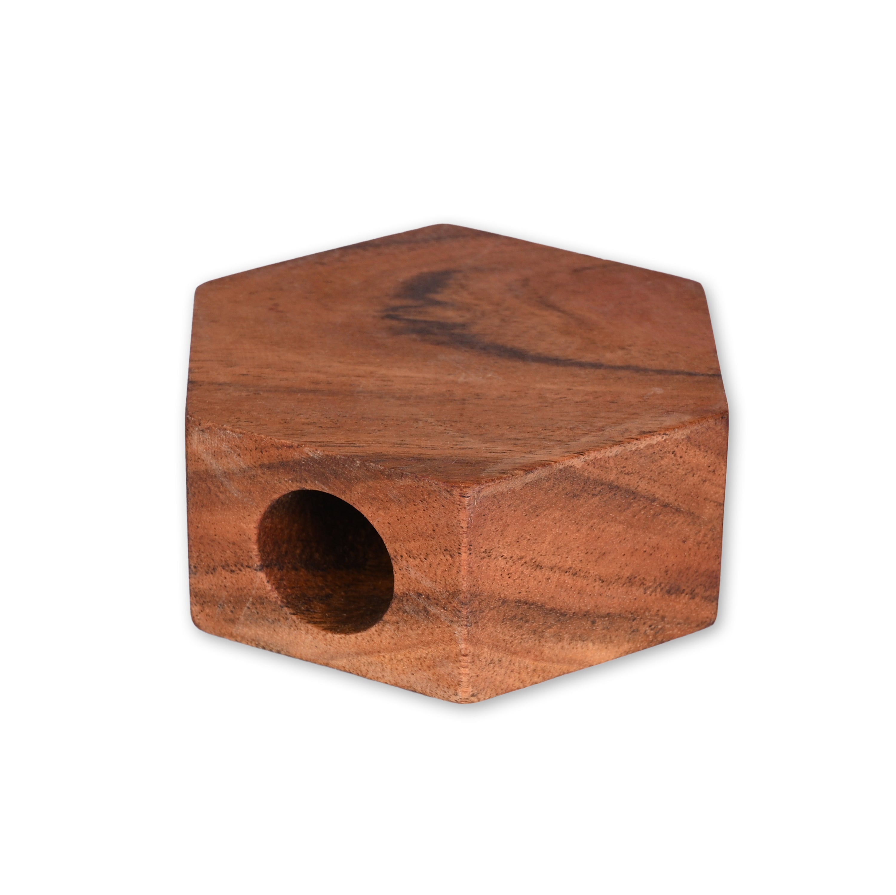 Modern Geometric Wooden Flower Holder