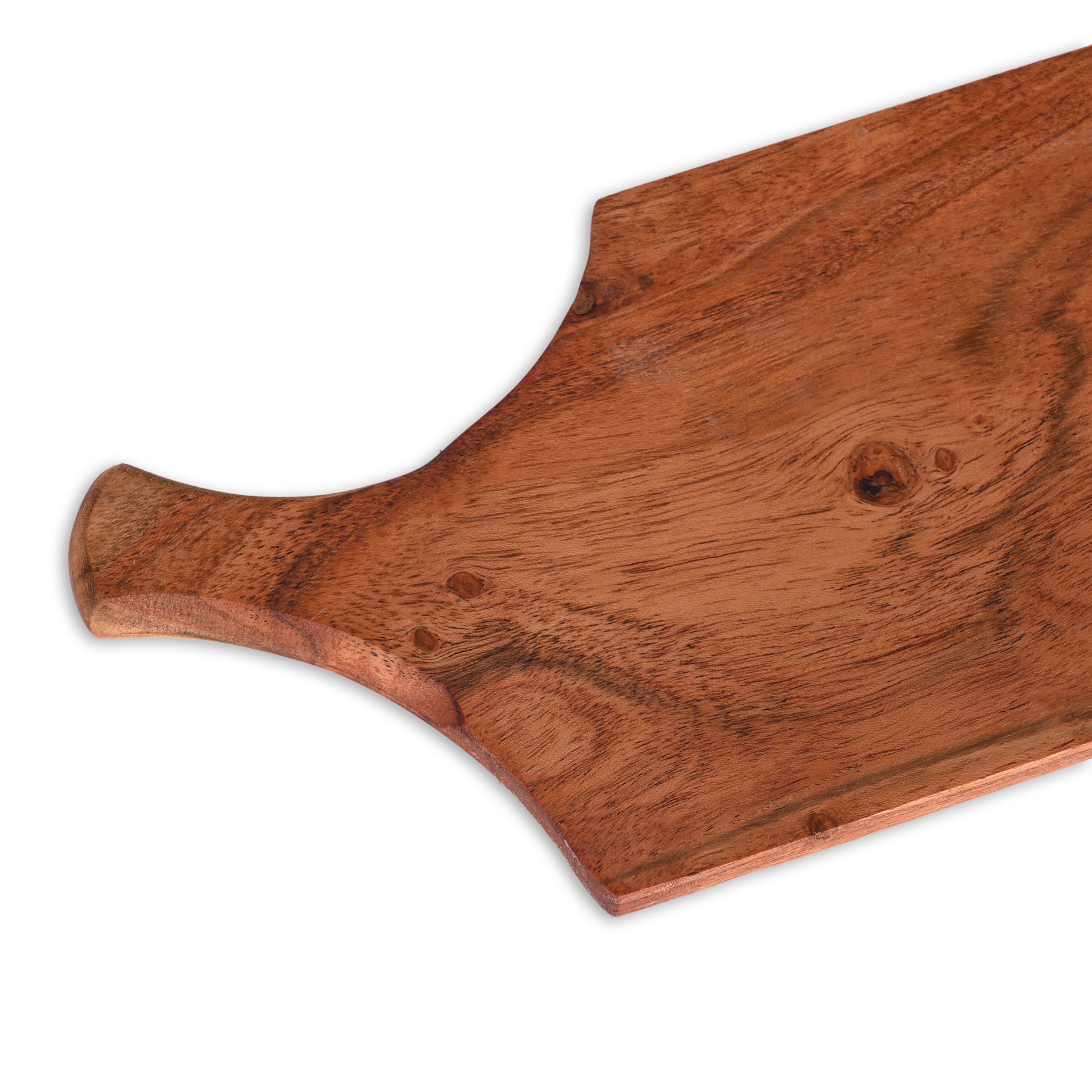 Acacia Wood Rustic Paddle Cutting Board