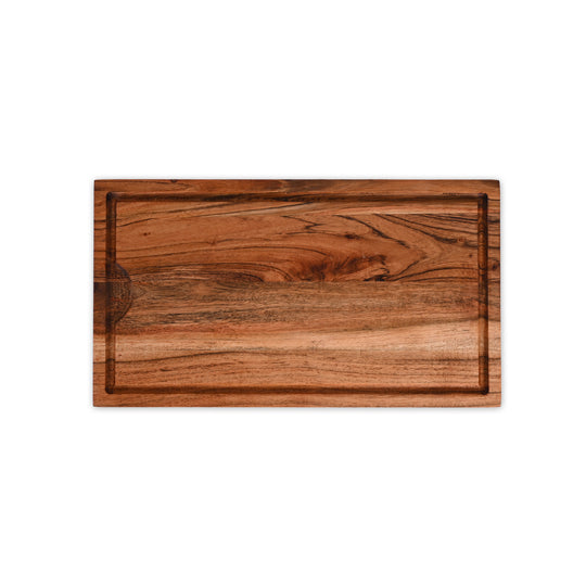 Acacia Wood Cutting Board with Juice Groove