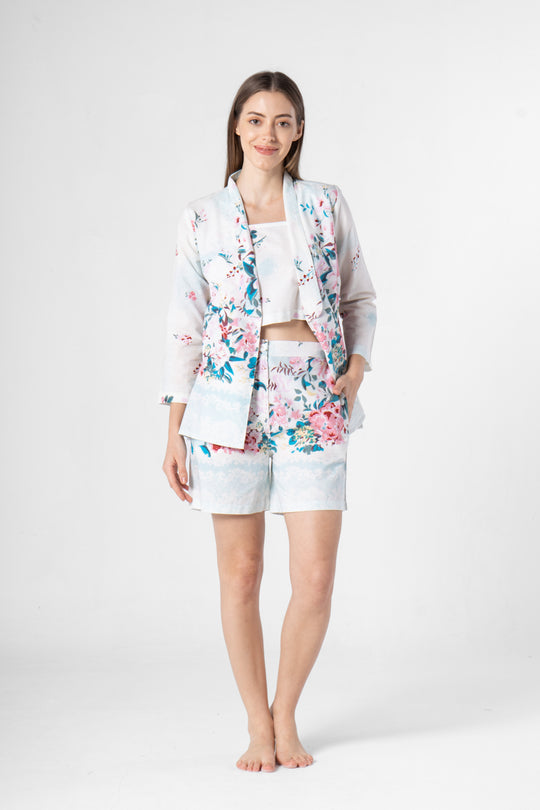 Set of 3 Floral Printed Co-ords Set