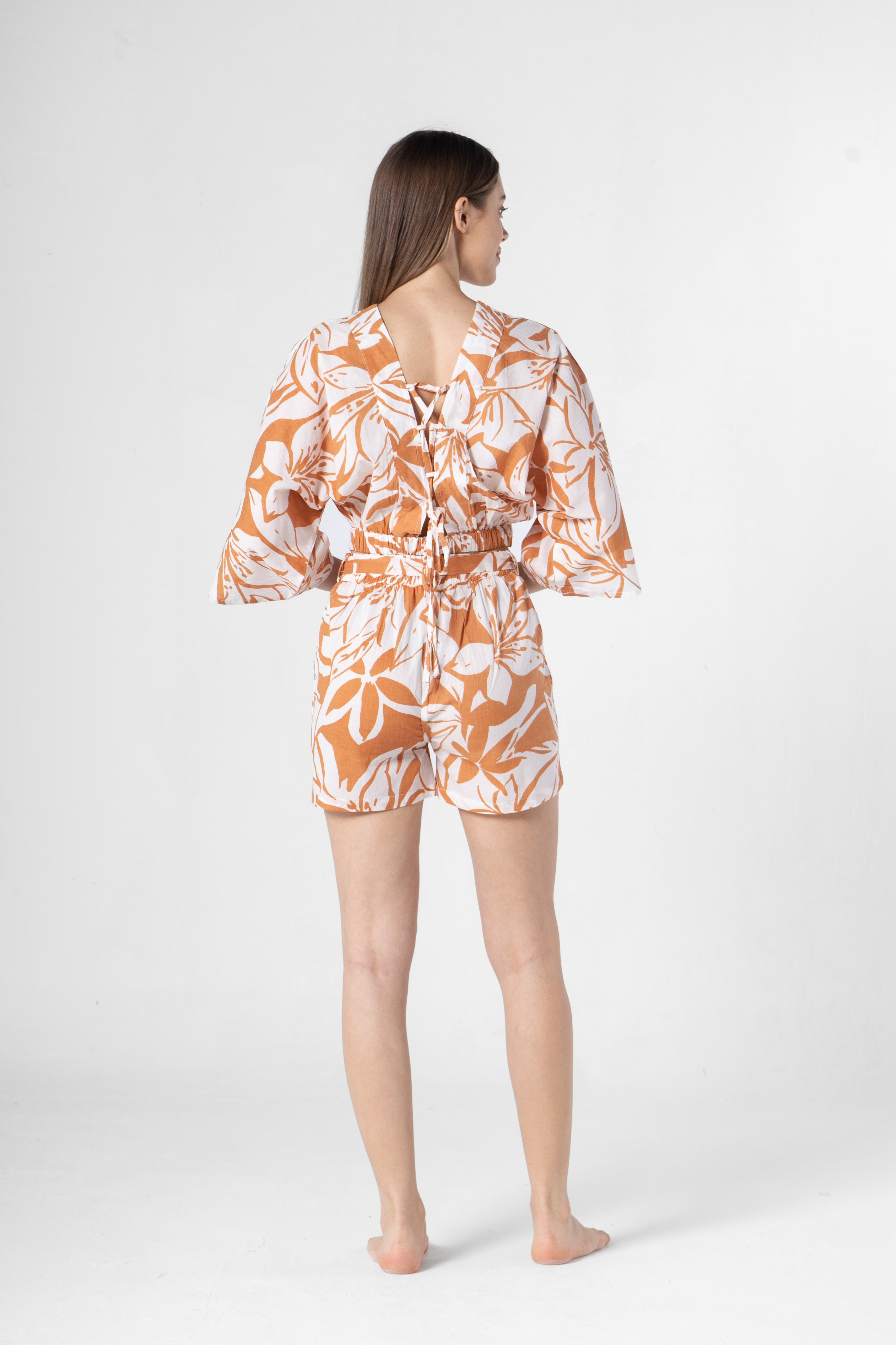 Floral Printed Co-ords Set with Shorts