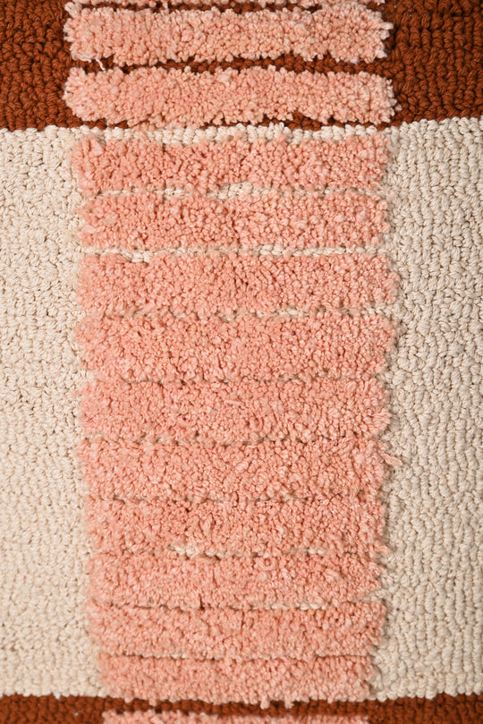 Tuffted Multicolor Cotton Cushion Cover