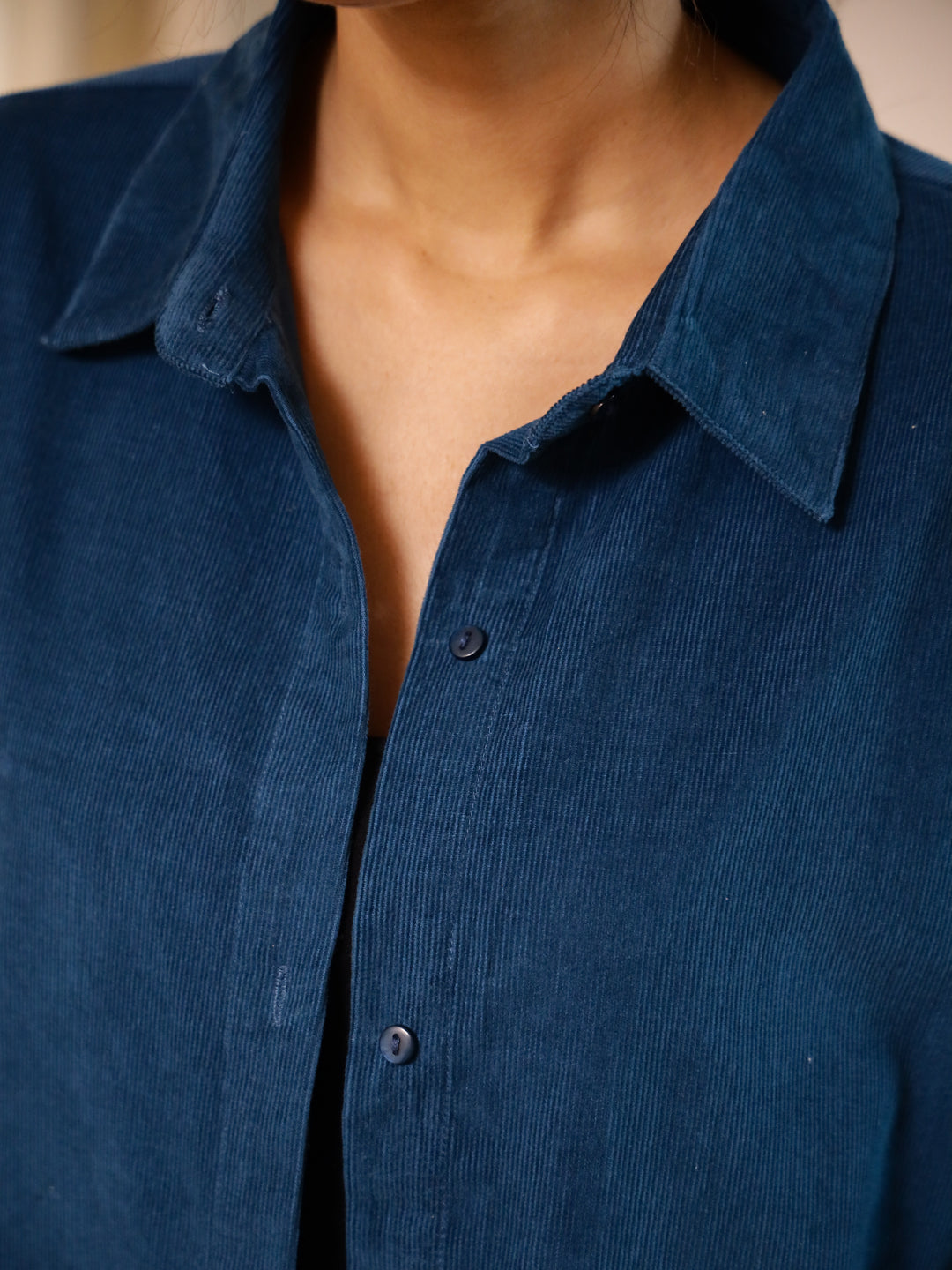 Blue Corduroy Co-Ord Set