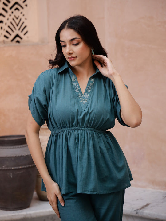 Floral Printed Cord Set