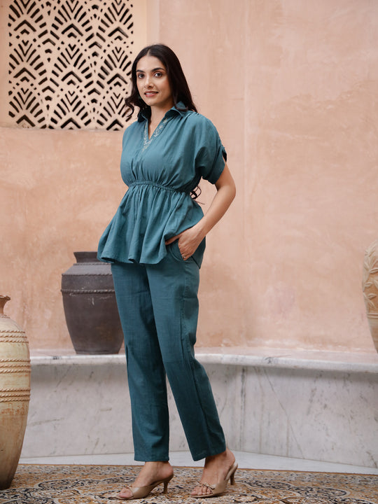 Floral Printed Cord Set