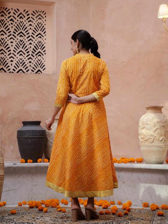 Printed Cotton Ethnic Dress