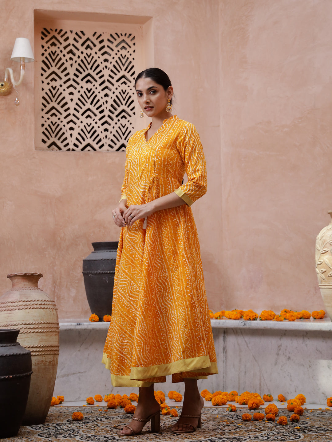 Printed Cotton Ethnic Dress