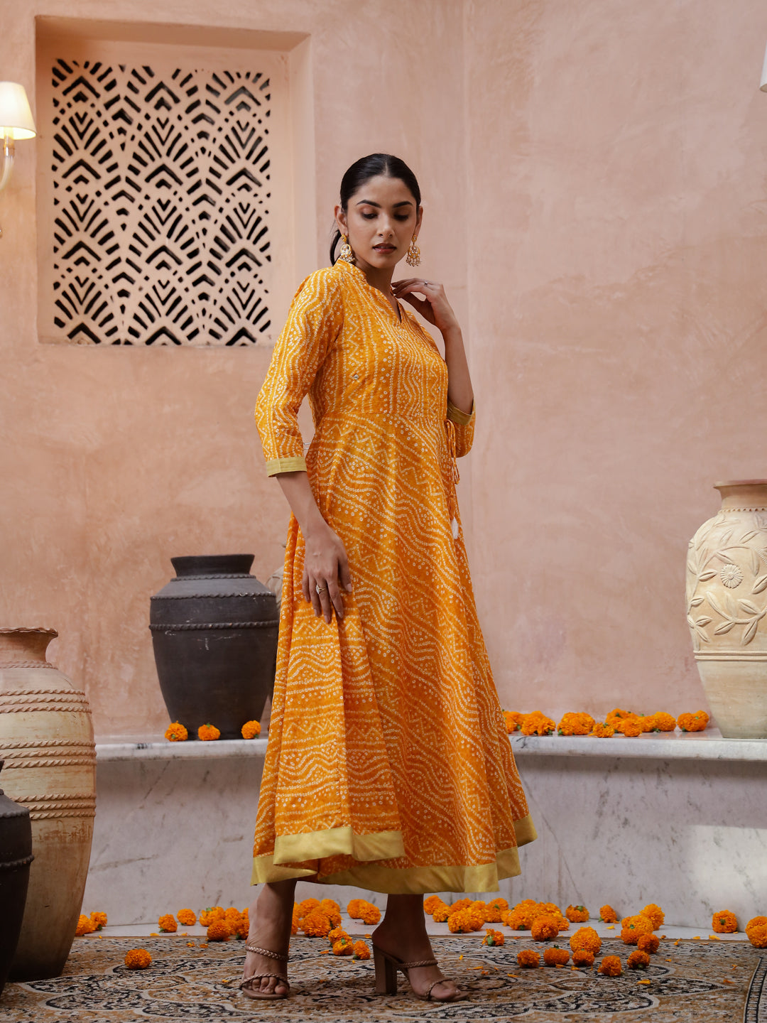 Printed Cotton Ethnic Dress