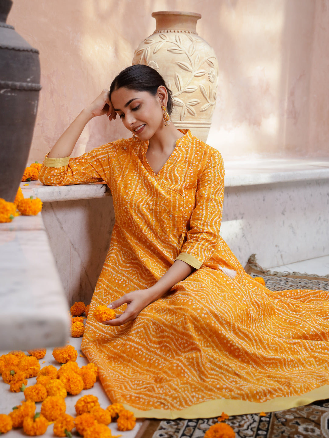 Printed Cotton Ethnic Dress