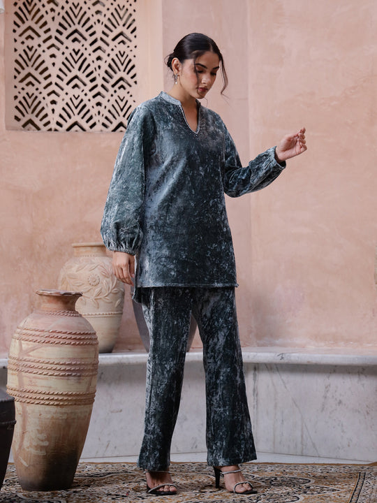 Solid Winter Co-ord Set