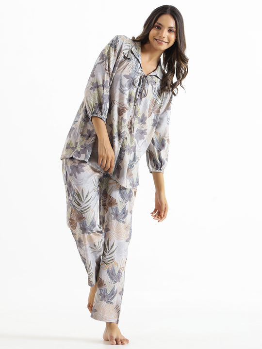 Women Viscose Rayon Night Suit