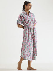 FLORA Cotton NIGHT  Dress
