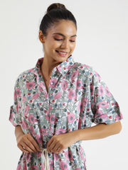 FLORA Cotton NIGHT  Dress