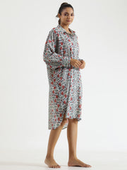 FLORA Cotton NIGHT  Dress