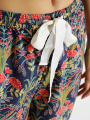 Indigo  Printed Pure Cotton Lounge Pants