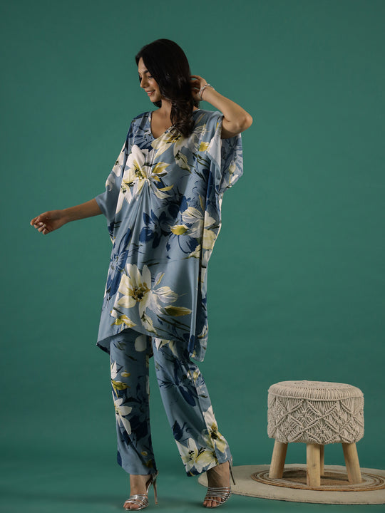 Flower Print Cotton Co-ord Set