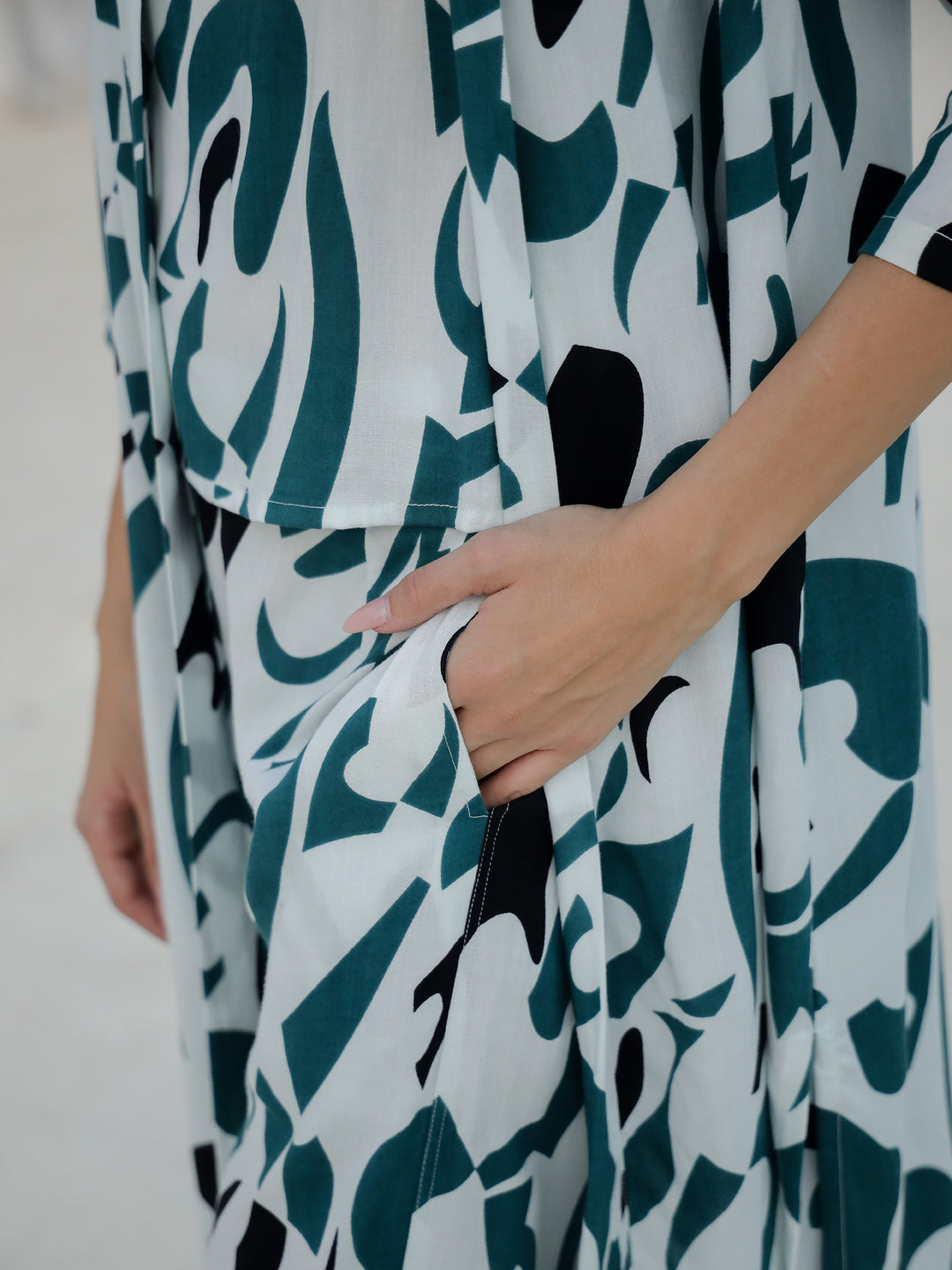 Set of 3 Printed Night Suit Set