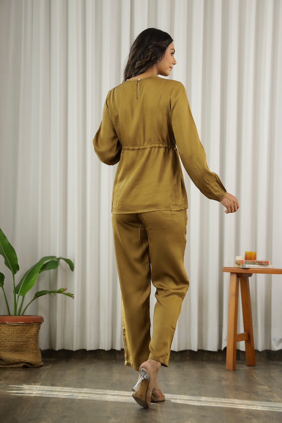 Olive Modal Co-Ord Set