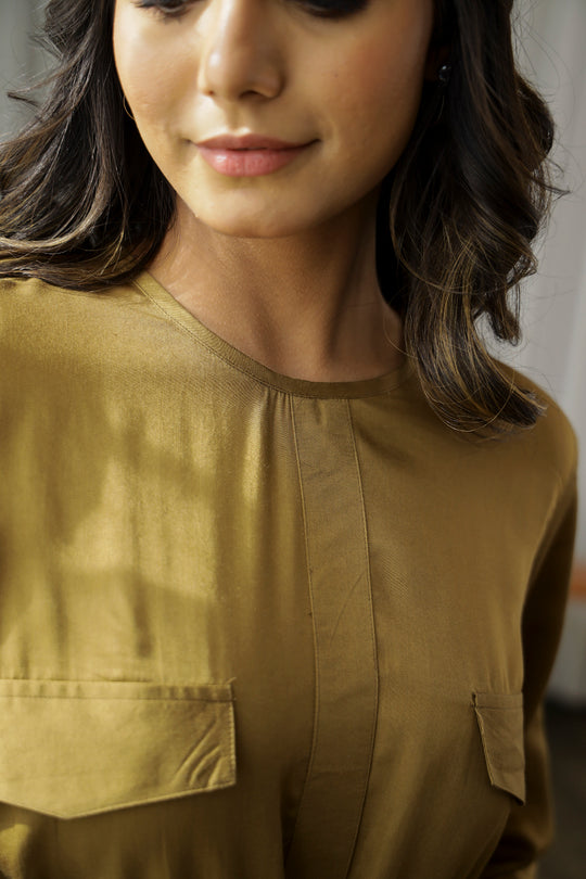 Olive Modal Co-ord Set