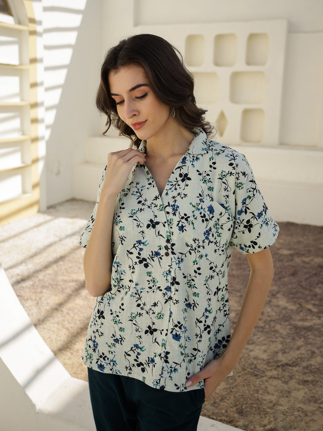 Floral Printed Co-Ord Set For Women