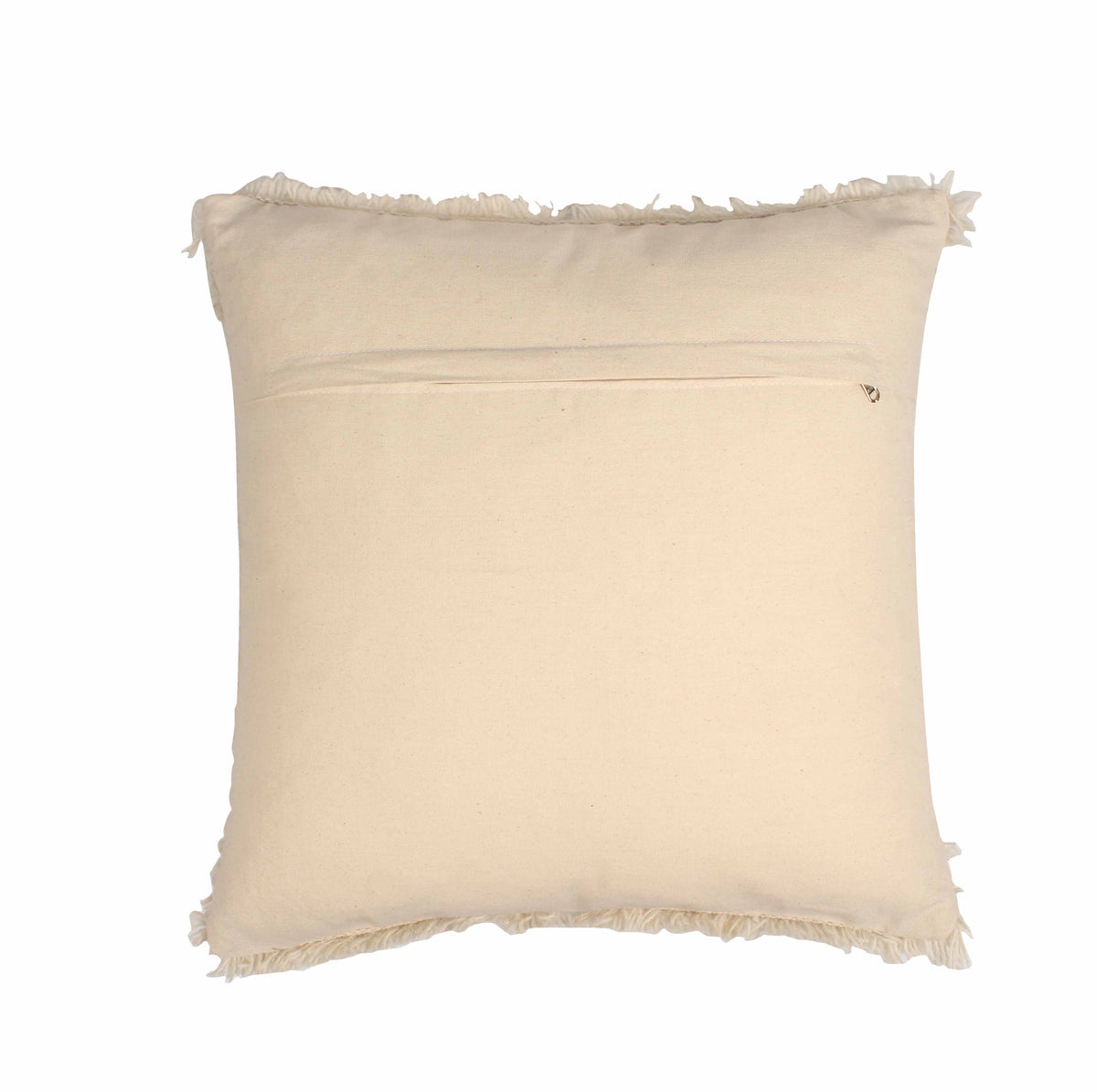 Beige Tufted Hand-Woven Cushion Covers