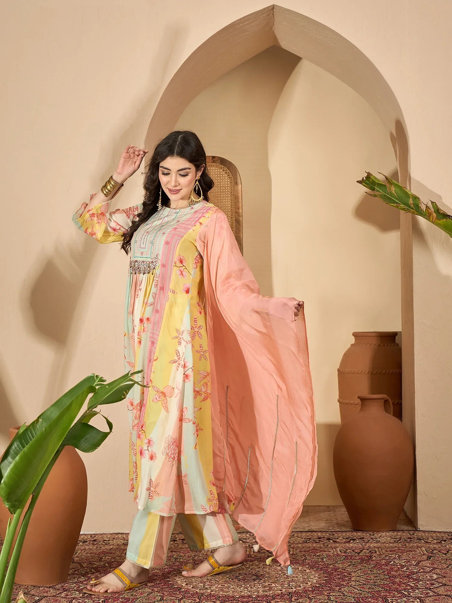white christmas dresses Buy Multicolor Printed Round Neck Pure Cotton Kurta Set For Women Online @  Best Price