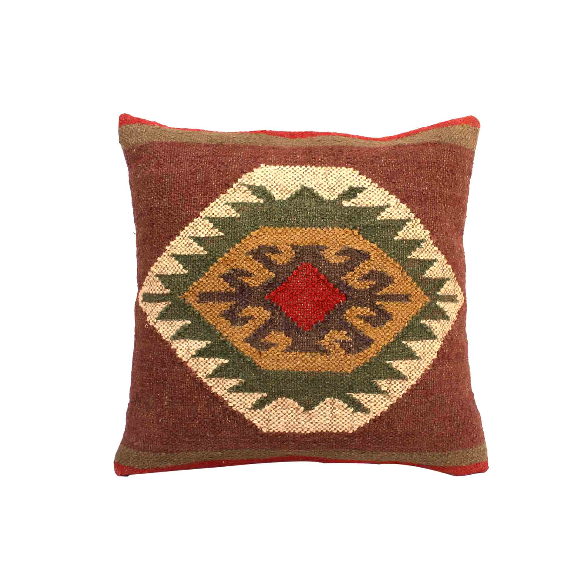 Multi-Color Hand-Made Cotton Cushion Cover