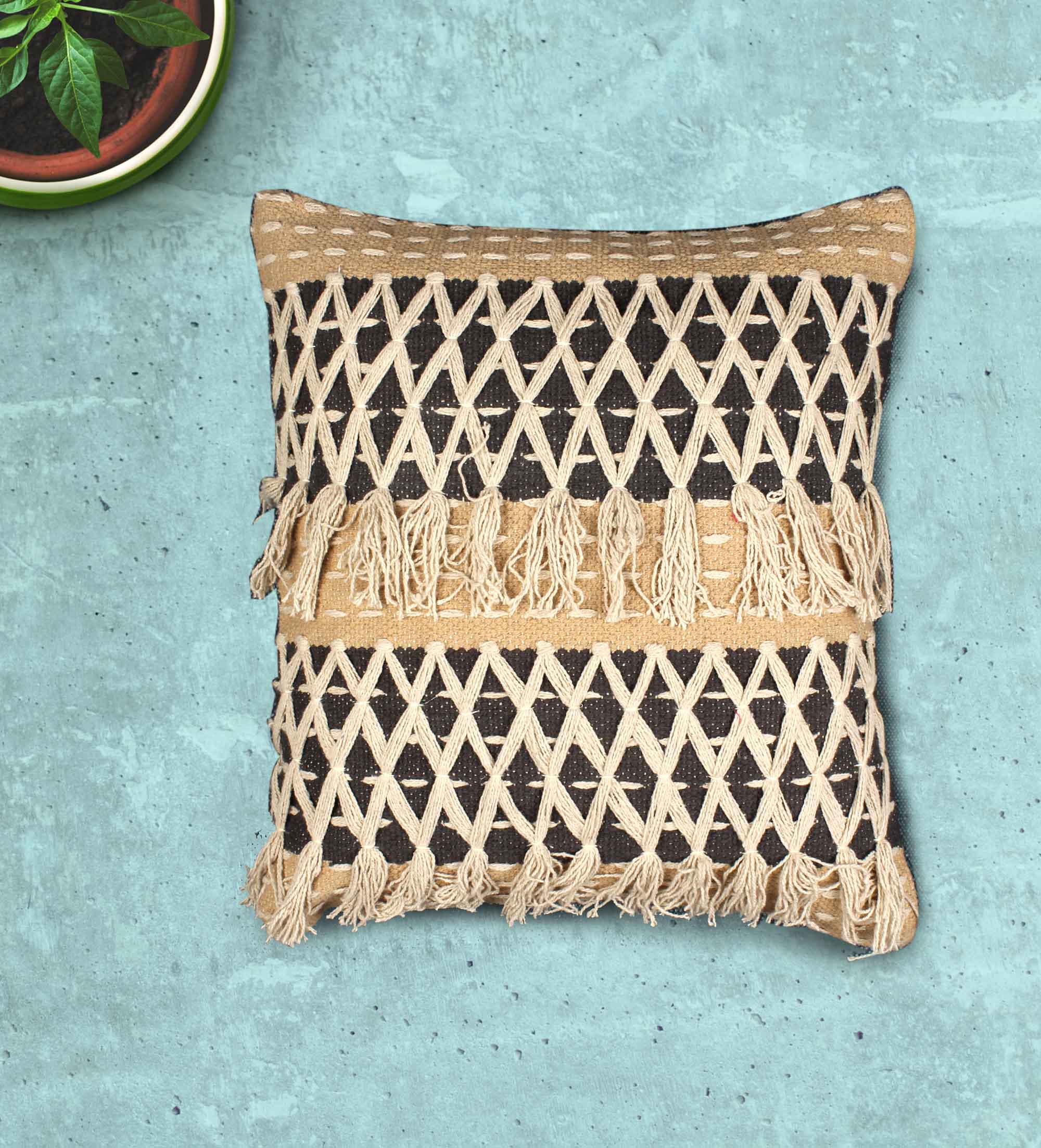 Hand-Made Designer Cotton Cushion Covers