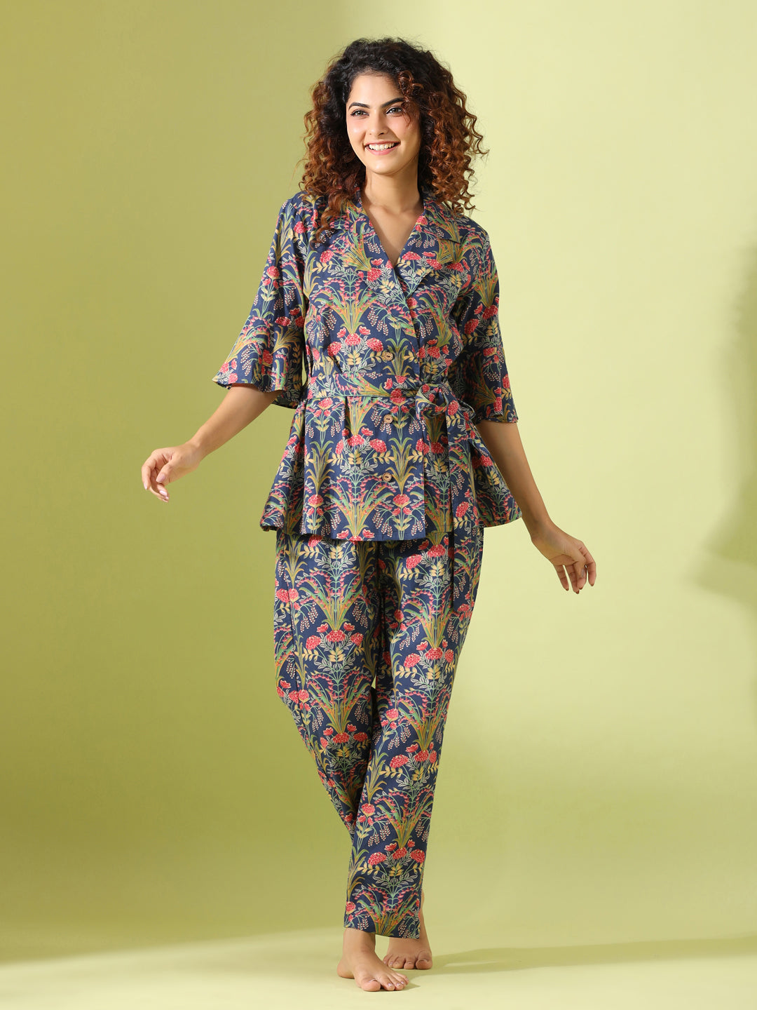 Floral Leaf Co-Ord Set