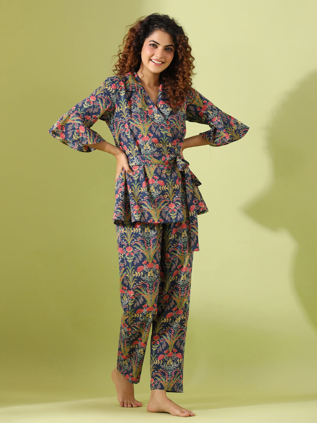Floral Leaf Co-Ord Set