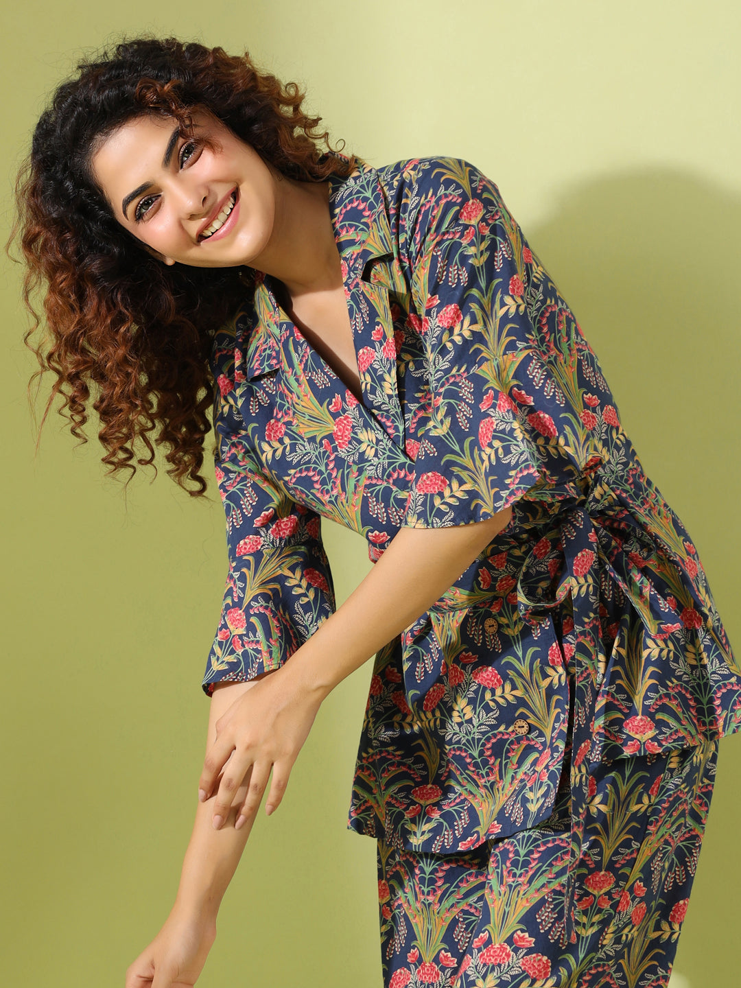 Floral Leaf Co-Ord Set