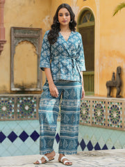 Riviera Printed cotton Coord  Set