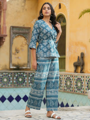 Riviera Printed cotton Coord  Set