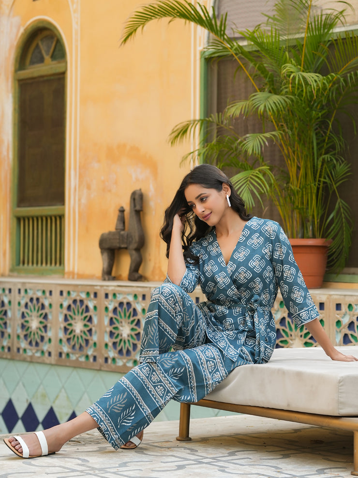 Riviera Printed cotton Coord  Set