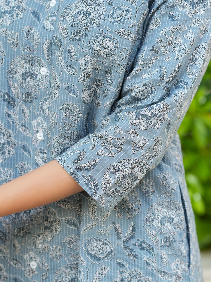 Printed pure cotton co-ord set