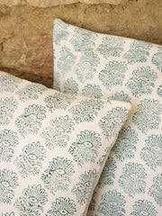 Cotton Green Colour Ethnic Motifs Cushion Covers