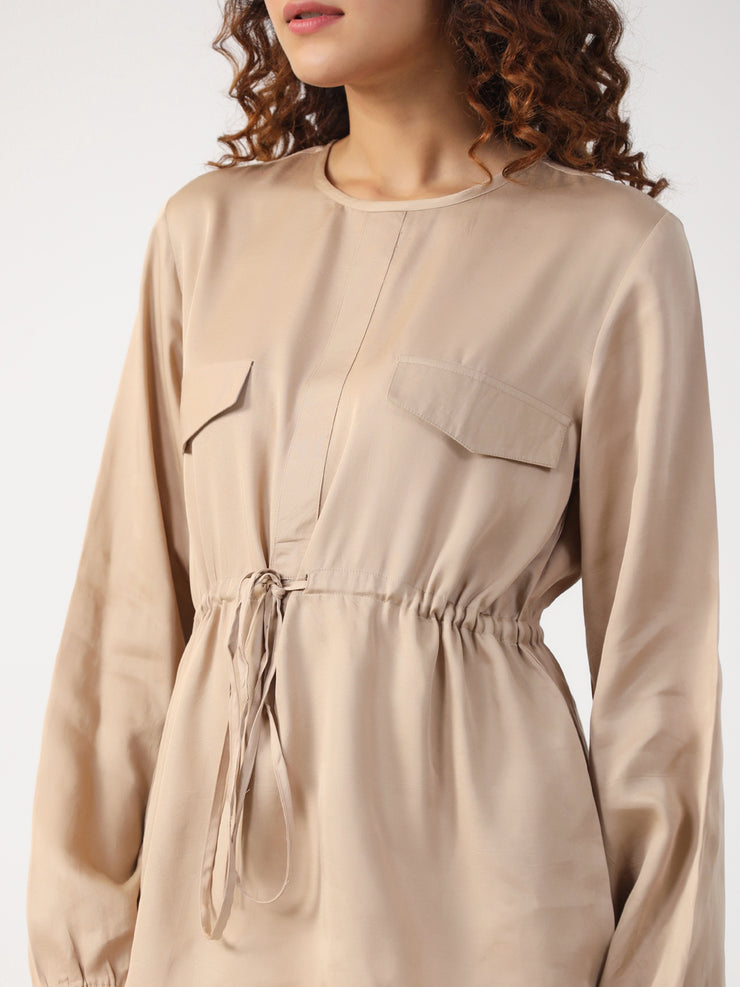 Women Beige modal co-ord set