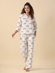 Leopard cotton  Sleep set