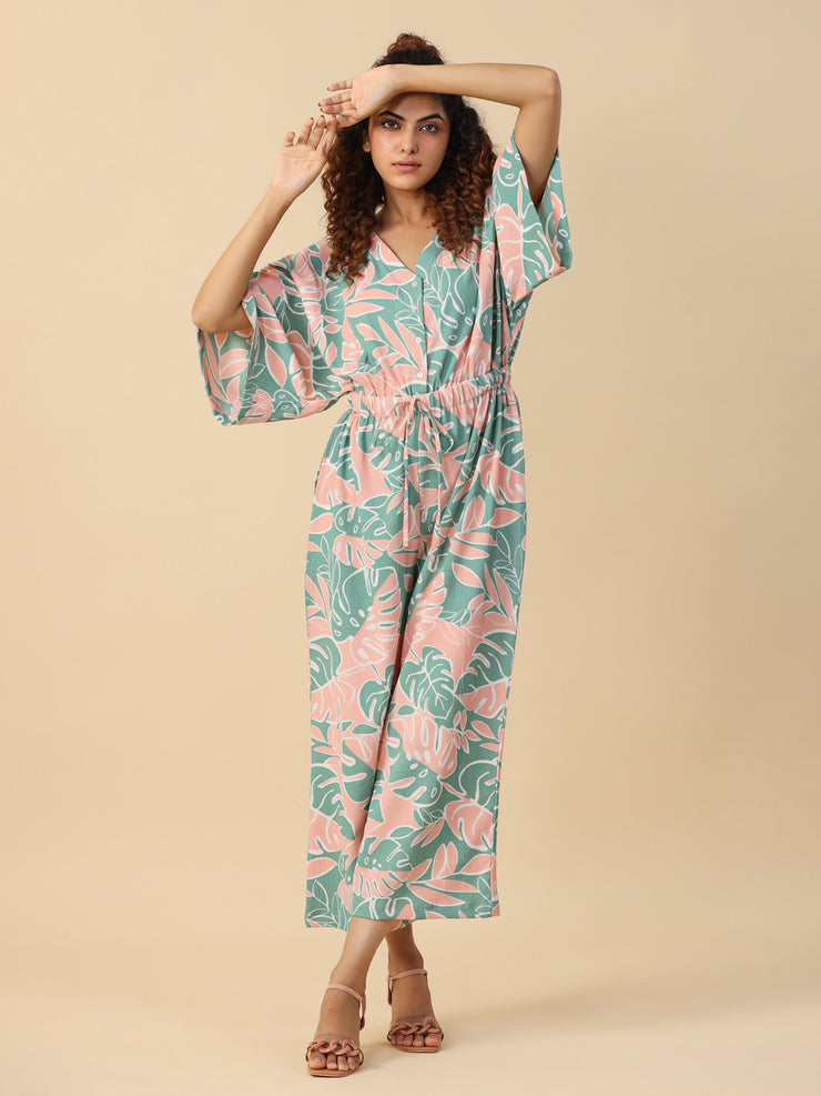 Printed  jumpsuit loungewear