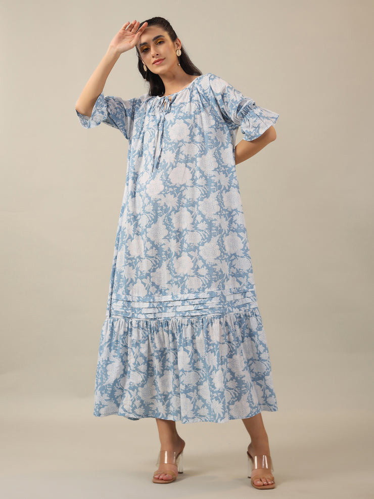 Women Pure Cotton Lounge Dress – Sanskruti Homes
