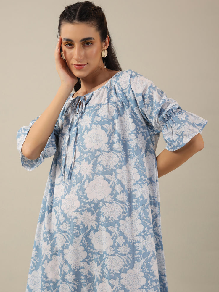 Women Pure Cotton Lounge Dress – Sanskruti Homes