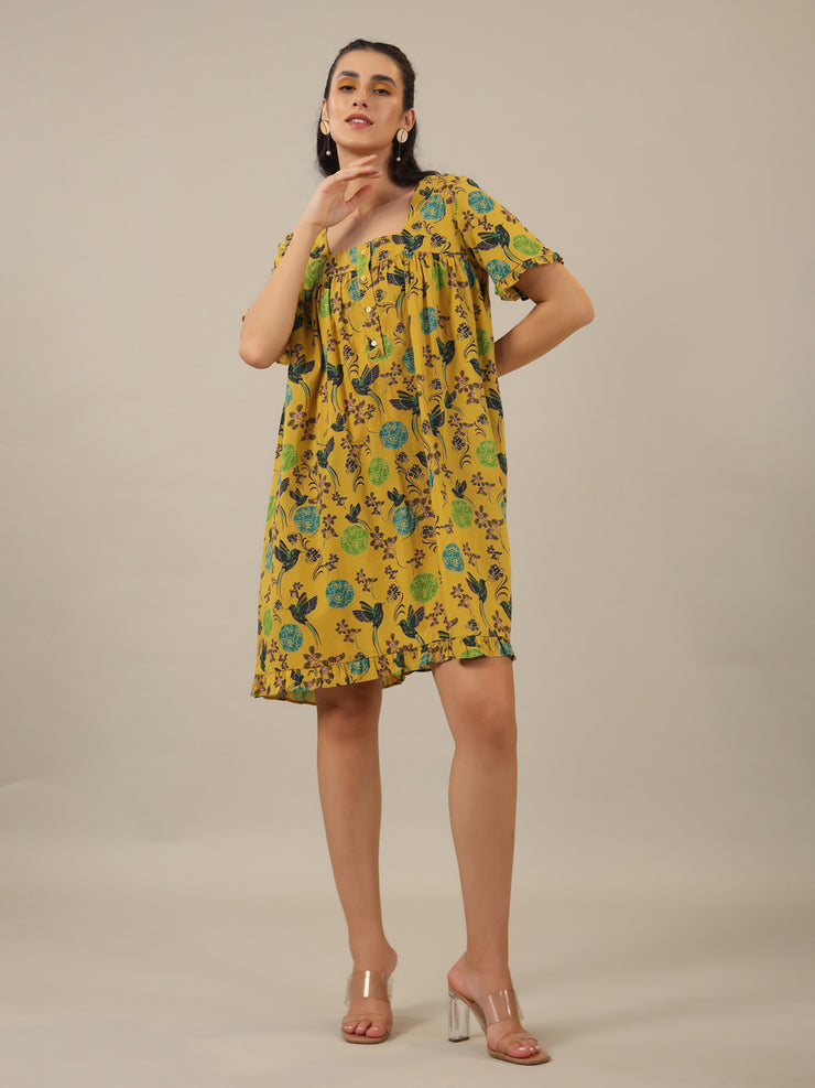 Women Pure Cotton Lounge Dress