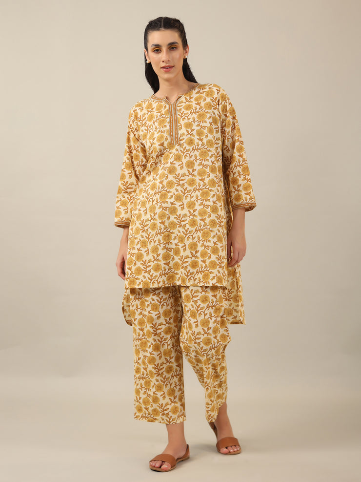 DAHLIA PRINTED Cotton Night SUIT